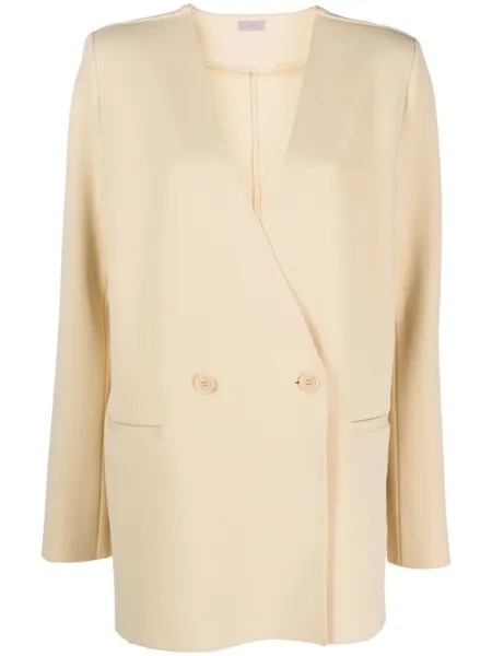 MRZ buttoned double-breasted blazer, нейтральный цвет