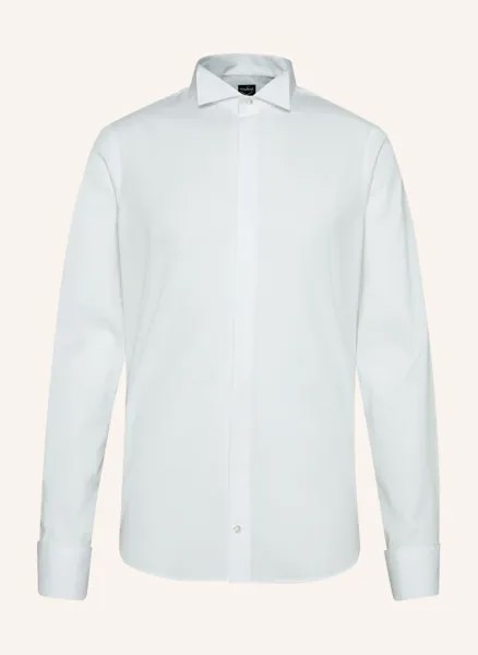 Рубашка slim fit смокинг с длинными рукавами и воротником-стойкой Van Laack, белый