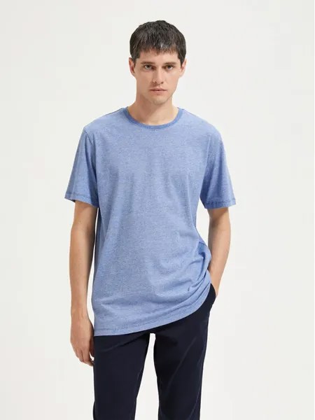 Футболка стандартного кроя Selected Homme, синий