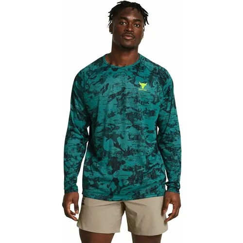 Лонгслив спортивный Under Armour PROJECT ROCK ISOCHILL LS, размер MD, , бирюзовый