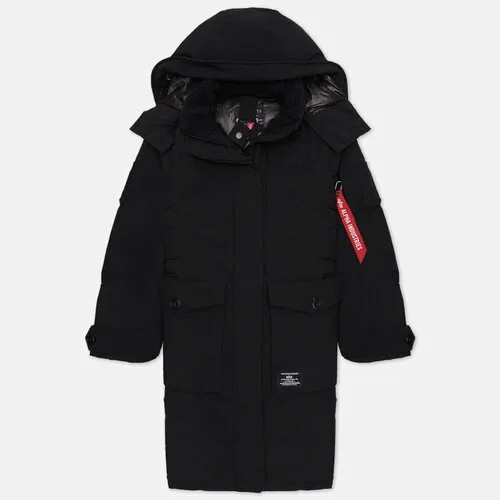 Парка  ALPHA INDUSTRIES, подкладка, размер s, черный