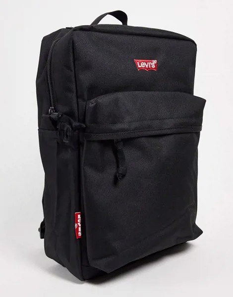 Черный рюкзак с логотипом Levi's-Черный цвет