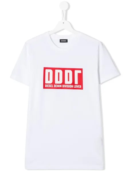 Diesel Kids футболка с принтом DDDR