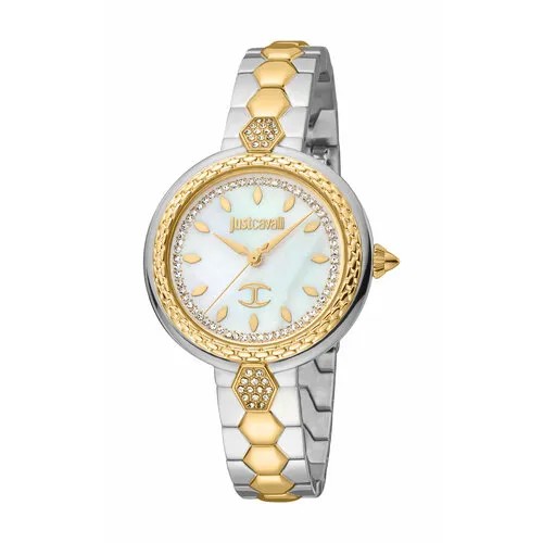Наручные часы Just Cavalli JC1L205M0085, серебряный, золотой