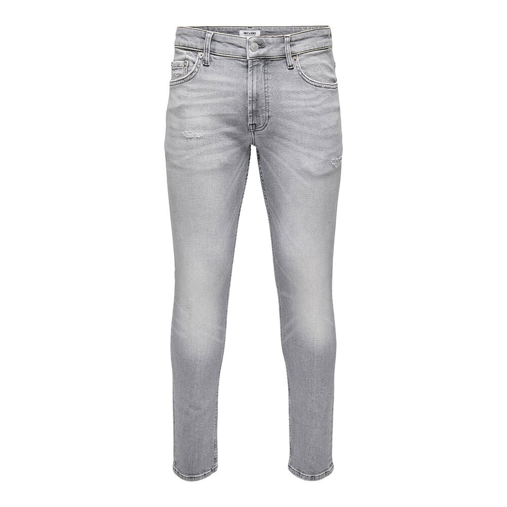 Джинсы Only & Sons Weft Grey 4845 Regular Fit, серый