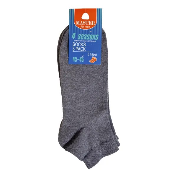 Комплект носков мужских Master Socks серых 29