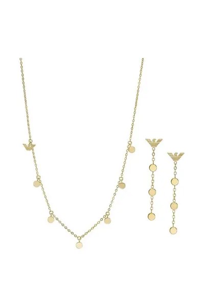 Ожерелье и серьги Emporio Armani, золото