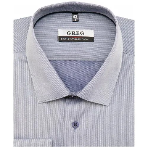Рубашка GREG, размер 174-184/41, серый
