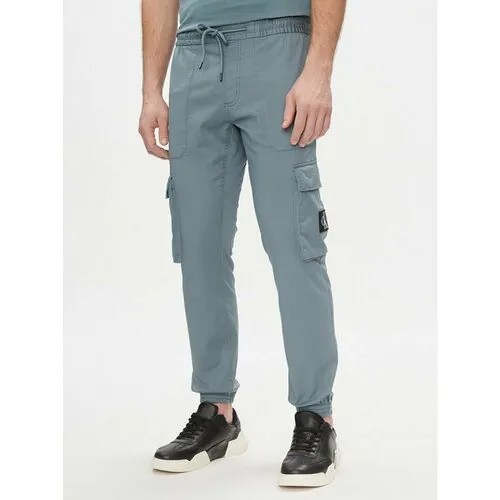 Брюки скинни Calvin Klein Jeans, размер S [INT], голубой