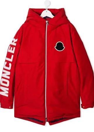 Moncler Enfant пуховик с капюшоном