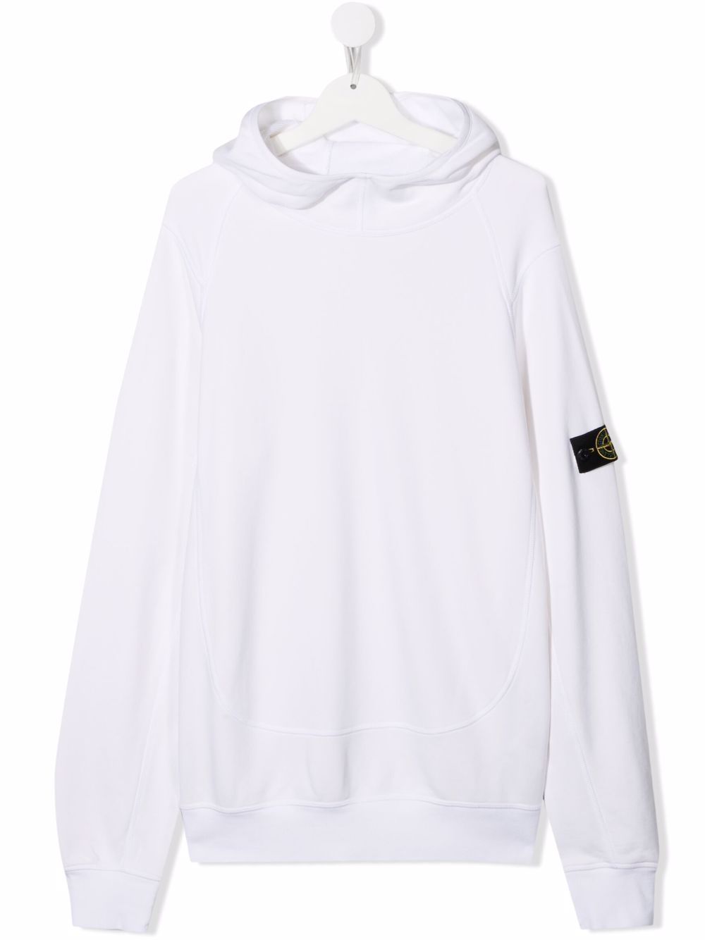 Stone Island Junior худи с нашивкой-логотипом