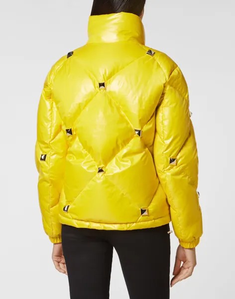 Короткая куртка-пуховик Philipp Plein, желтый