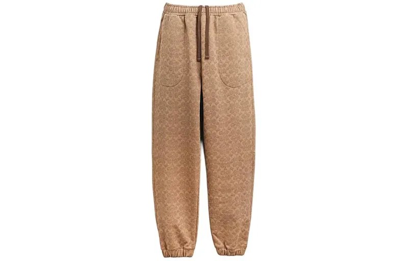 Мужские трикотажные спортивные штаны COACH, цвет Brown