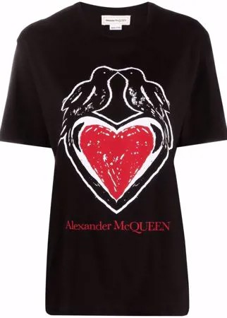 Alexander McQueen футболка с принтом