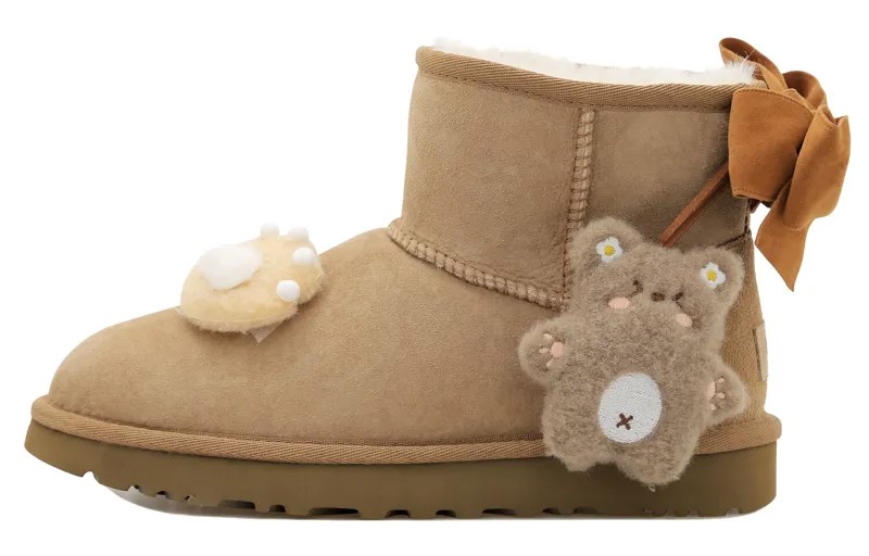 CLASSIC MINI Зимние ботинки женские каштановые Ugg