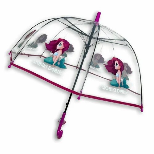 Зонт Moriki Doriki, автомат, для женщин, бесцветный