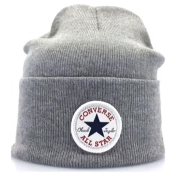 Шапка унисекс Converse Chuck Patch Beanie серая, one sise