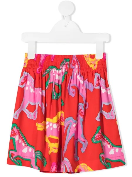 Stella McCartney Kids юбка с принтом