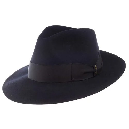 Шляпа федора BORSALINO 110836 ANELLO, размер 59
