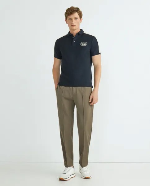 Мужские спортивные брюки из технической ткани Emporio Armani, светло-коричневый