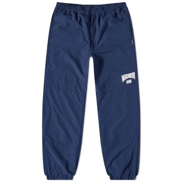 Спортивные брюки с логотипом Neighborhood, темно-синий