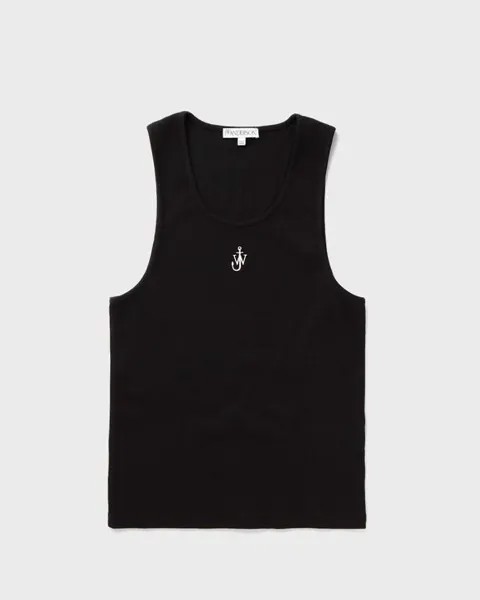 Футболка Jw Anderson Anchor Embroidery Vest, черный