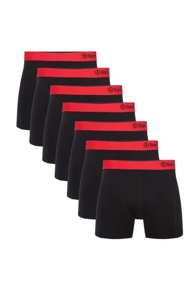 Бамбуковые боксеры Levi, 7 пар Bamboo Basics, красный