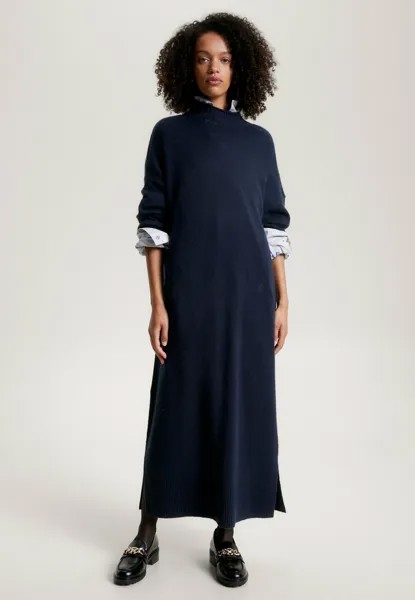 Вязаное платье Tommy Hilfiger, темно-синий