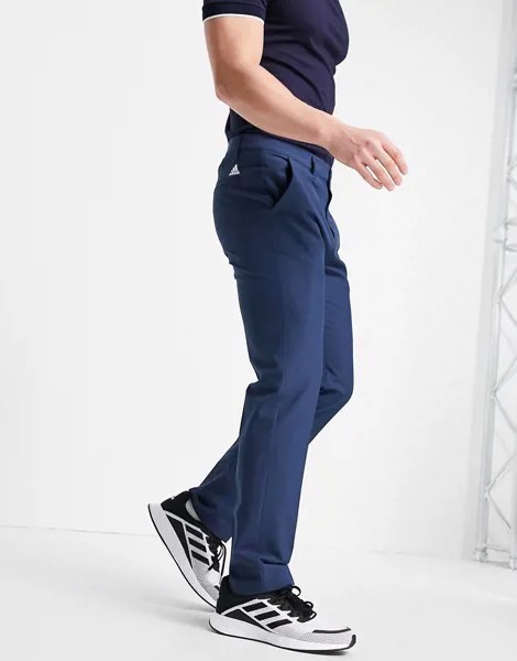 Темно-синие эластичные брюки, тянущиеся в 4 стороны, adidas Golf Ultimate-Темно-синий