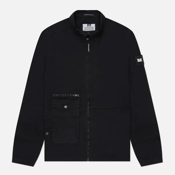 Мужская рубашка Weekend Offender Vinnie SS23 Overshirt чёрный, Размер L