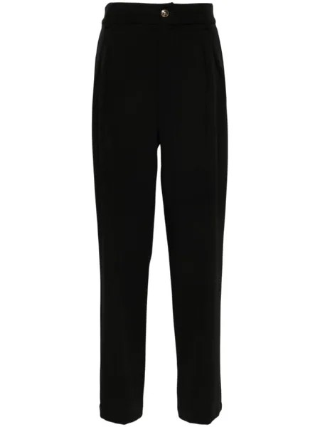 Versace Jeans Couture широкие брюки со складками, черный