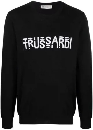 Trussardi свитер с логотипом