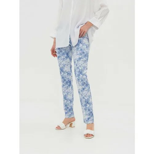 Брюки Gerry Weber, размер 36R, белый, голубой
