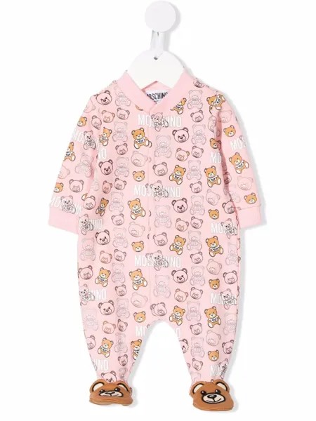 Moschino Kids комбинезон с принтом Teddy Bear