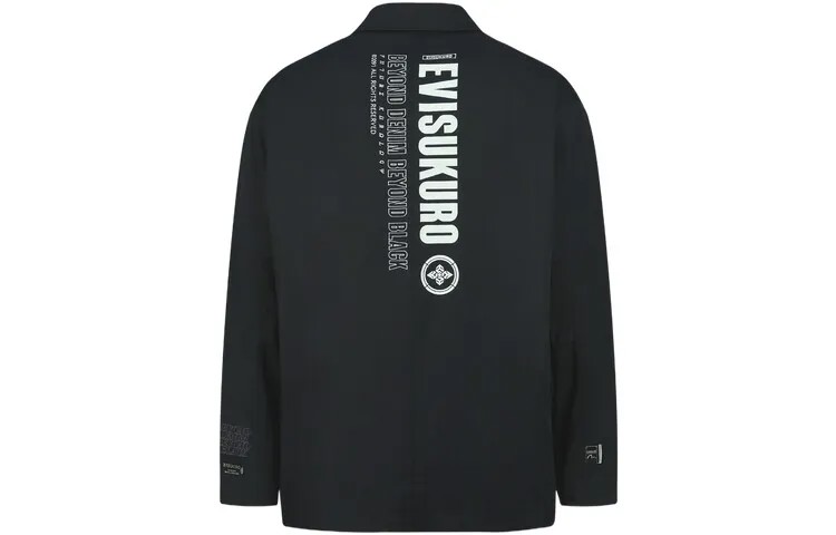 Деловой костюм мужской черный Evisu, черный