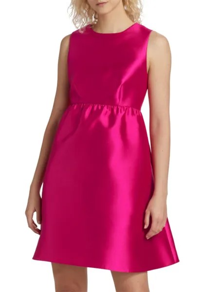 Мини-платье Babydoll с завышенной талией Kate Spade New York, цвет Rosa Plum