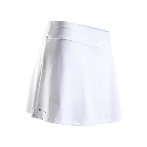 Юбка для тенниса женская SOFT 500 белая, размер: 2XS, цвет: Белоснежный ARTENGO Х Декатлон