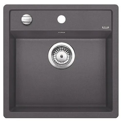 Врезная кухонная мойка 51.5 см Blanco Dalago 5 Silgranit PuraDur 518848 темная скала