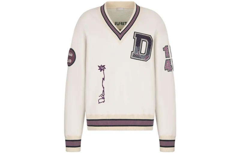 Мужская толстовка Travis Scott X, белая Dior, белый