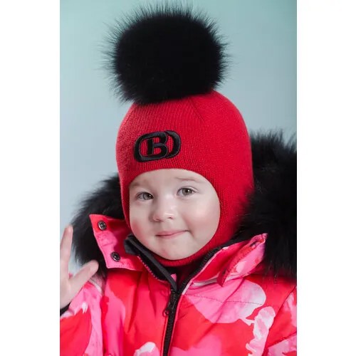 Шапка Orso Bianco, размер 48, красный