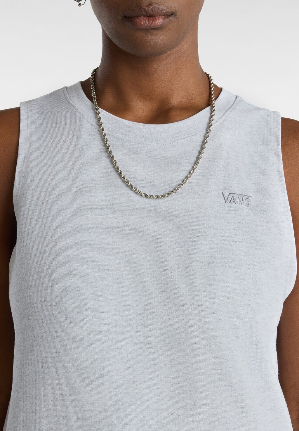 Длинное платье LEFT CHEST Vans, светло-серый