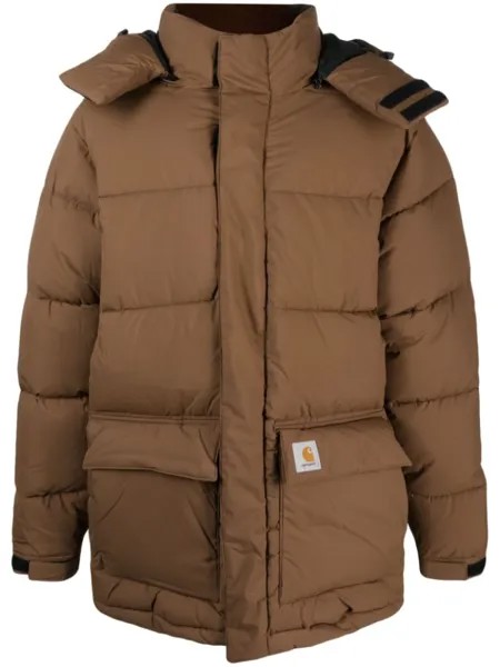 Carhartt WIP непромокаемый пуховик Milter, коричневый