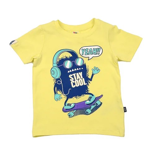 Футболка Mini Maxi, размер 80, желтый