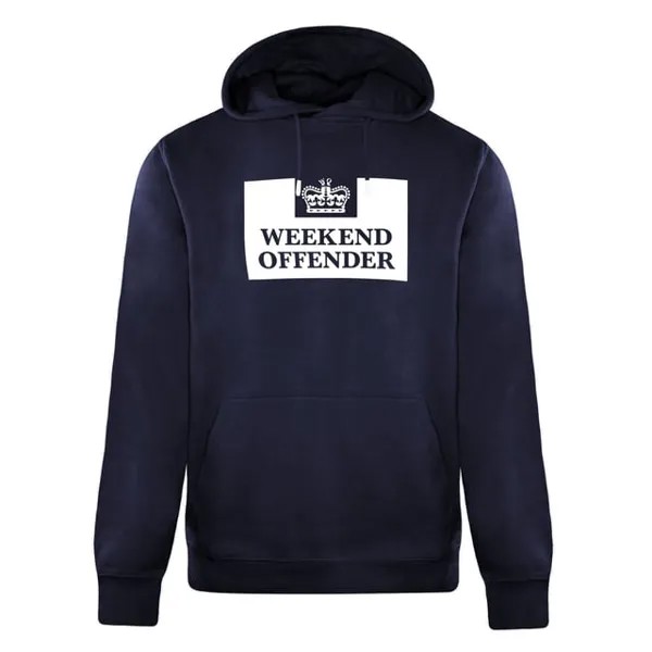 Weekend Offender темно-синяя мужская классическая толстовка с длинными рукавами hm service wohd100 темно-синяя Weekend Offender, синий