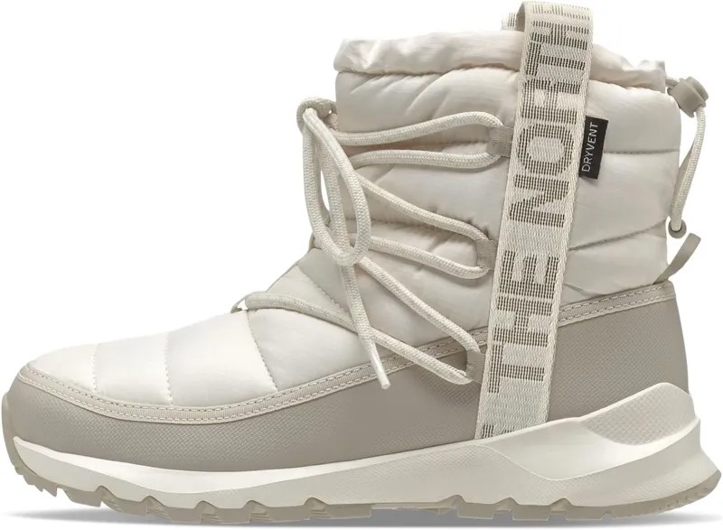 Зимние ботинки ThermoBall Lace-Up Waterproof The North Face, цвет Gardenia White/Silver Grey