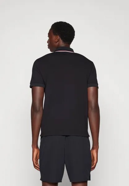 Рубашка поло EA7 Emporio Armani, черный