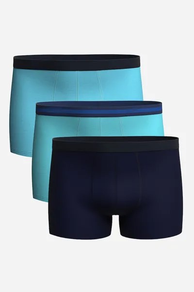 Боксеры на резинке на талии – 3 пары Lc Waikiki, синий