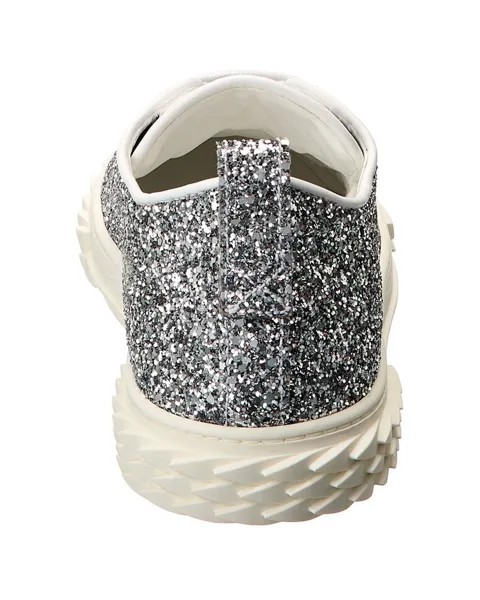 Блестящие кроссовки Giuseppe Zanotti Blabber, серебро