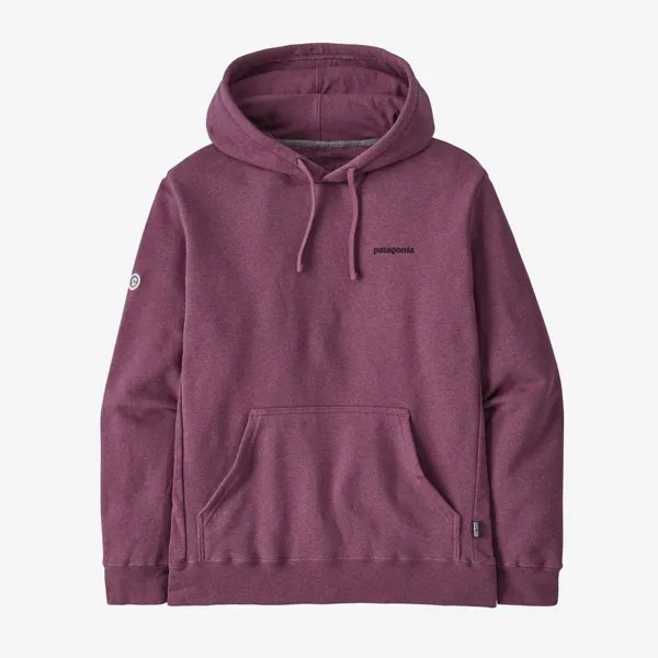 Худи Patagonia Fitz Roy Icon Uprisal, фиолетовый