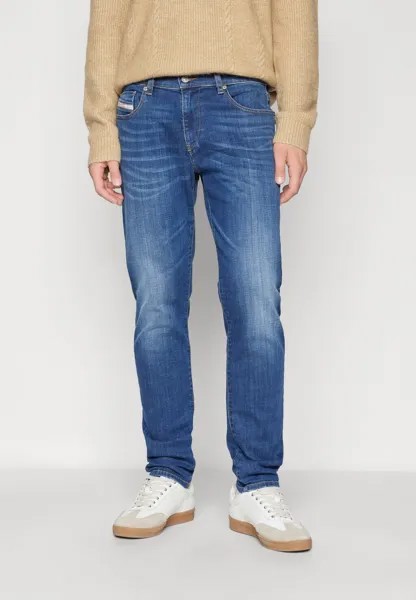 Джинсы скинни Diesel, синие джинсы